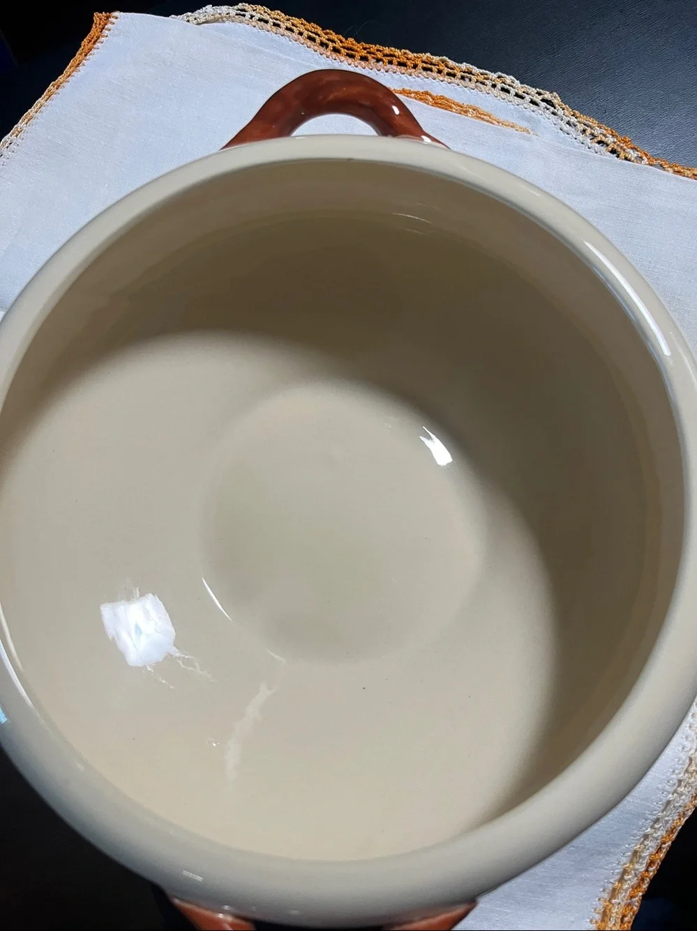 Franciscan Earthenware Apple Pattern Serving Bowl.